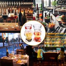 1pc/2pcs/4pcs Black Muscle Man/Red Bikini Skull Themed Shot Glass, Fun Barware & Cocktail Glass, Whiskey Glass, Wine Glass, Kitchenware, Christmas Gift, Halloween Gift, Birthday Gift, Liquor Lovers Gift, Couples Gifts, Corporate/Party Favor, Bartender Gift, Drinking Accessories, Universal Gift Halloween Decoration - Multicolor - View 8