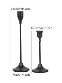 2pcs Candlestick Table Center Decorations Are Suitable For Outdoor Courtyard Decoration, Office Desktop Decoration, Aromatherapy Candle Cups, Candlelight Dinners, Room Atmosphere, Suitable For Weddings, Family Gatherings, Parties, And Confession Decorations - Multicolor - View 10