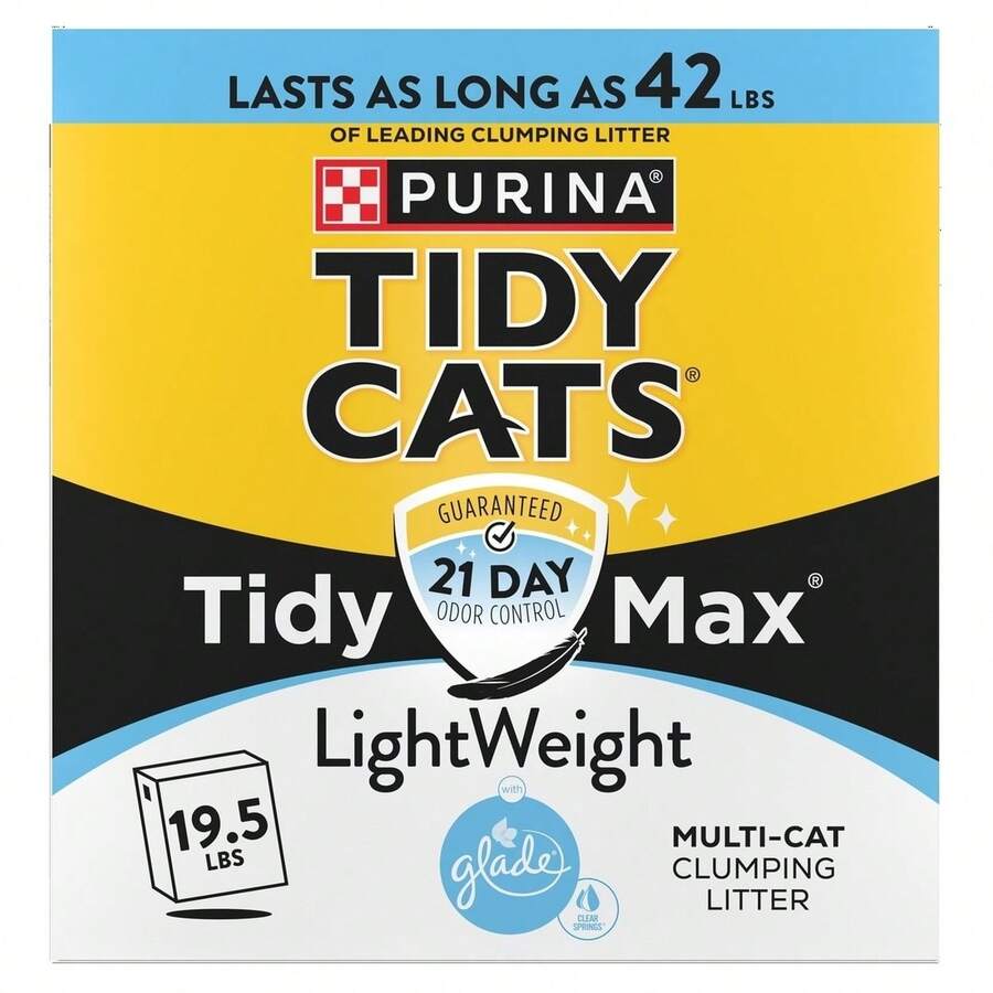 Purina Cats Tidy Max Lightweight Cat Litter With Glade Clear Springs 19.5 Pound SHEIN USA