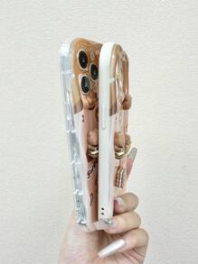 这款手机挂饰卡通熊油画配件绳奶油色波浪边印花保护壳，兼容 15 / 15 Pro Max，兼容 Apple P13、P14、P11 软壳、P12 防摔、XS、XR、7/8P、7/8GES2，兼容 A50、A12、A32、A52、A72、A51、A21S、A13、A14、S22 Ultra、S23、A33、A53、S20FE，兼容 Redmi 11 Youth、12 Pro、12/12X、Note 11、9a、9c、Polox3nfc，兼容 Redmi 10，兼容 Redmi 9、12c、Note 11 Pro，兼容 Redmi 10c，Note 8 Pro 保护壳，可爱手机壳 - 彩色 - 查看 6
