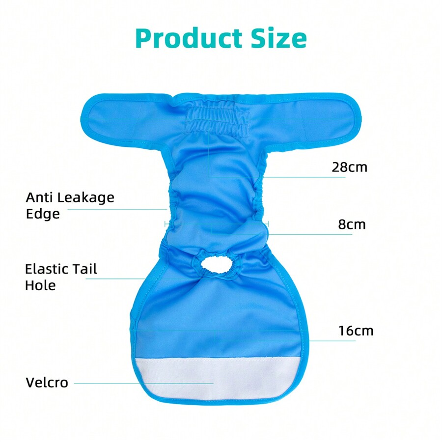 3 Packs Female Dog Diaper Luxury Washable Reusable Dog Diapers (Stylish