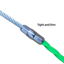 1pc 10-30M Green Fish Tape With Wire Drawing Tool, Cable Puller And Fish Tape Joints For Easy Cable Pulling - Green - View 5