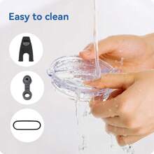 40盎司 30盎司 20盎司 12盎司 10盎司 不锈钢玻璃真空杯替换盖 盖子 水瓶盖 适用于杯子 - 無色 - 查看 3