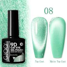 6 Màu sắc Mắt mèo Từ tính Gel Đánh bóng Bộ Với Ngâm UV Led Mắt mèo Gel Đánh bóng Làm móng tay Nghệ thuật Qủa tặng Bộ dụng cụ - Từ tính Gậy Đã Bao gồm - Nhiều màu - Xem 11