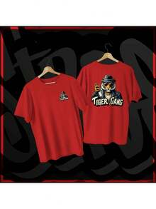 Men T-Shirts - 紅色 - 查看 1