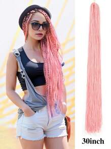 Micro Braids Hair Extensions Long Micro 3X Pre-Looped Synthetic Zizi Braids  24 Inch 100g/Pack Color Thin Small Box Braid Crochet Twisted Hair Synthetic Kanekalon Braiding Hair Extension