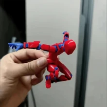 1 pieza Figura de acción de maniquí móvil Lucky 13 de 8+años, juguete decorativo de ensamblaje DIY creativo, regalo antiestrés
