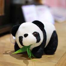 1 pieza de panda de peluche adorable escalando bambú muñeca - Multicolor - Ver 5