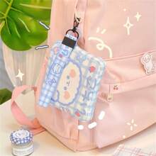 1pc Portable Cartoon Sanitary Pouch Large Capacity Menstrual Pad Storage Bag Cute Animal Organizer