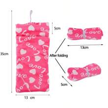 1pc Doll Sleeping Bag, Fits 27-30cm Dolls, Soft And Comfortable, Doll Accessory, Holiday Gift (Doll Not Included)