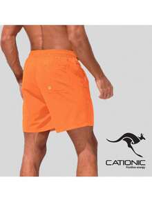 Short Para Alberca Mágico Cambia de Color/Estampado al Contacto Con El Agua M801 - Naranja - Ver 2
