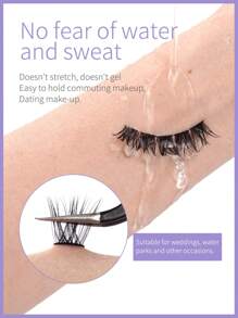 MAGEFY 1pc Eyelash Glue, Naturally Invisible After Drying, Stick Firmly For Everyday Use For Eyelashes, Travel Essentials Lash Glue, Eyelash Glue