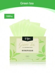 100片入組，每包100片面部吸油紙，可攜式包裝，面部調理紙，適用於油性皮膚和旅行，夏季控油清爽，迅速吸收油脂並保持肌膚乾爽，男女適用，有6種顏色可選，告別油膩的夏天 - 彩色 - 查看 12