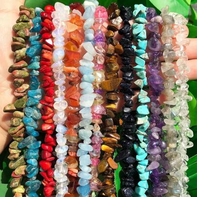 5-8mm Natural Gravel Stone Asymmetrical Stone Rose Quartz Opal Amethysts Garnet Bead For Jewelry Making DIY Charm Bracelet Necklace Accessories