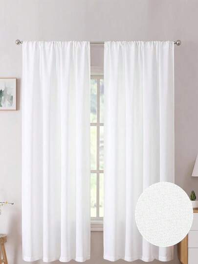 Thick Rainbow Linen Curtain, Bedroom Blackout Curtain, Japanese-Style Breathable Simple Window Curtain, Suitable For Agricultural Factory Villas Windows Blocking Light, Living Room Curtains, 1pc