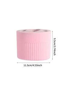 1pc Toothbrush Holder,Household Desktop Toothbrush Toothpaste Storage Rack, Plastic Toothbrush Holder Bathroom Organizer For,Desktop Toothbrush Holder For Toothpaste And Brushes, Can Be Used For Toothpaste And Toothbrush Storage In The Bathroom Home Bathroom Decor Fall Decor Back To School - Multicolor - View 3