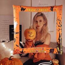 Party Anny Long 1pc Party PVC Inflatable Handheld Photo Frame, Perfect For Cosplay, Birthday, Shower And Bachelor Parties Decoration - Multicolor - View 6