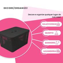 Organizer Box With Lid 4.5 Liter LP House Resistant Multipurpose Exclusive Design - trắng - Xem 2