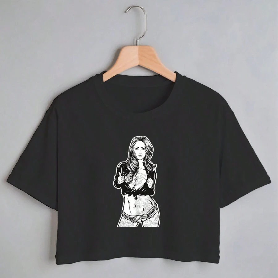 Women T-Shirts - 黑色 - 查看 1