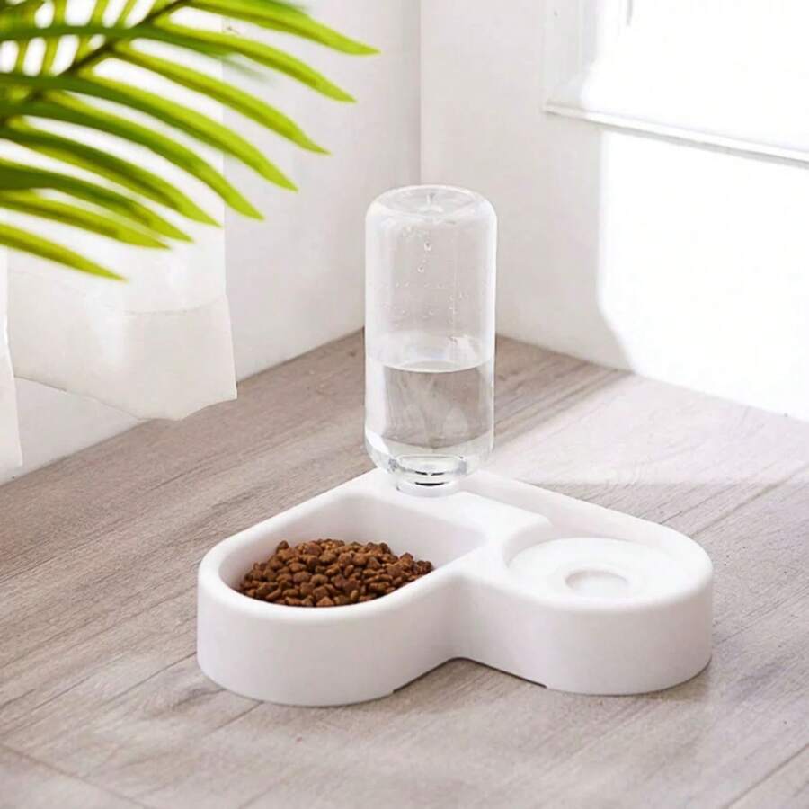 1 pieza Dispensador de comida para mascotas ,Set de Dispensador de Agua y Comedero para Mascotas Automático para Perros y Gatos de 1 Pieza, Botella de agua para mascotas duradera y multifuncional, dispensador de agua automático, tazón para mascotas. - Multicolor - Ver 1