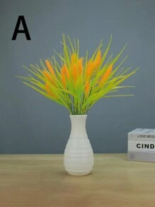 1 件防震陶瓷塑料花瓶，适用于客厅装饰、桌面插花、家居装饰 - 彩色 - 查看 4