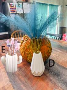 1 件防震陶瓷塑料花瓶，适用于客厅装饰、桌面插花、家居装饰 - 彩色 - 查看 7