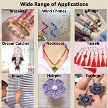 1.5mm 20M/787in Nylon String For Bracelets, Chinese Knotting Cord Nylon Beading Thread For Kumihimo, Braided Bracelets, Beading, Necklaces, Macrame Craft, Wind Chime, Jewelry Making - Wire - View 6