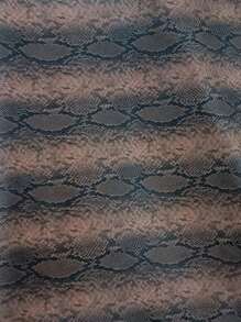 女士新款豹紋拼接鏡面網面楔型踝靴，戶外運動休閑輕便舒適鞋 - 杏色 - 查看 8