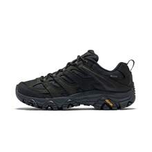 Merrell Merle 户外运动 男款 MOAB 3 SMOOTH GTX 防水透气减震登山徒步鞋 - 黑色 - 查看 1