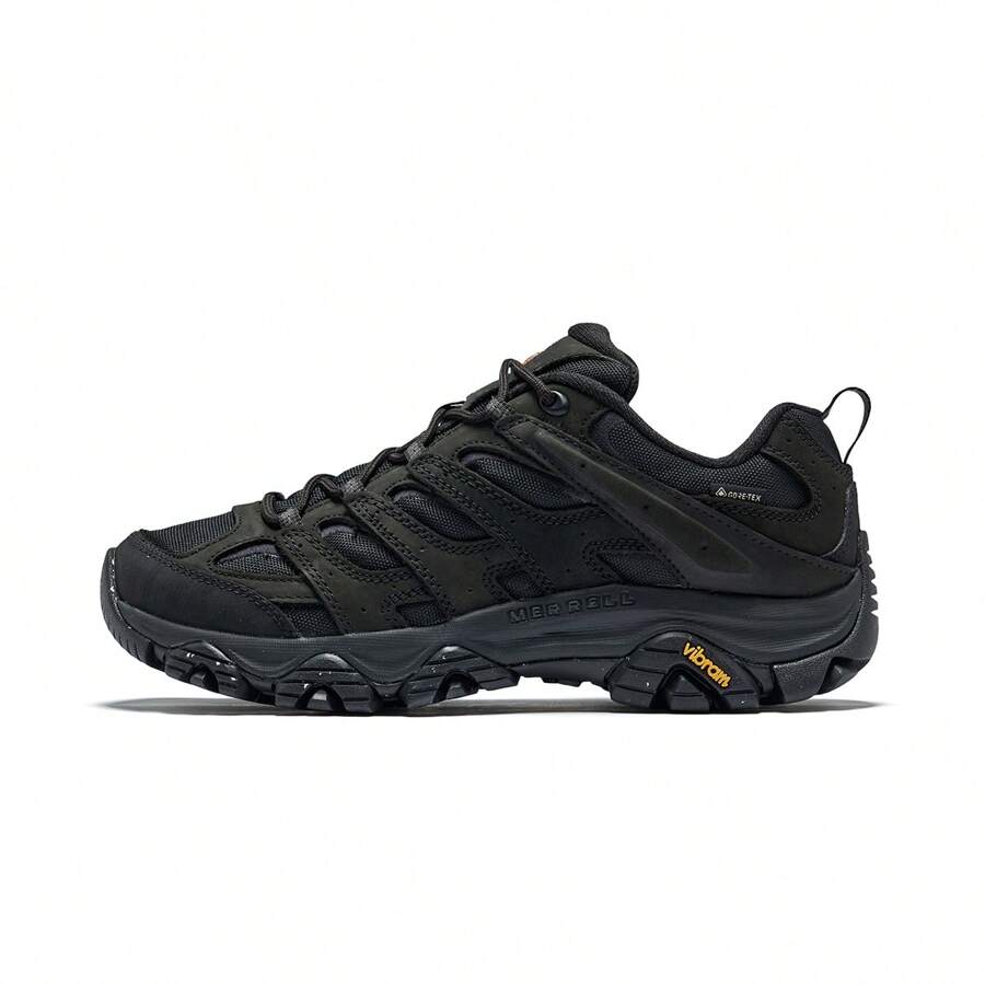 Merrell Merle 户外运动 男款 MOAB 3 SMOOTH GTX 防水透气减震登山徒步鞋 - 黑色 - 查看 1