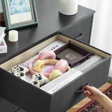 EnHomee Dresser TV Stand With 9 Drawers For 60'' TV Stand For Bedroom Long Dresser For Bedroom Wide Dressers & Chests Of Drawers, Sturdy Metal Frame & Wood Top, Living Room, Closet, Grey - 灰色 - 查看 4