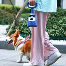 1pc Portable Pet Waste Picker, Dog Poop Scooper For Small And Medium Dogs, Outdoor  Cleaning Tool - Multicolor - View 2