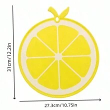 1块柠檬图案塑料砧板，适用于切肉、奶酪、面包、蔬菜和水果，适合家庭和宿舍使用，厨房用具，家居礼品 - 彩色 - 查看 12