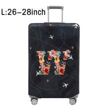 Luggage Covers 18-32 Inches Protector Scratch-Resistant Travel Business Luggage Suitcase Washable Protective Cover Stretch Dust Covers Perfect Outdoor Holiday Accessories For Adventure Travel Accessories Luggage Supplies-Student Back To School Stuff Dust Cover Valentines Travel Essentials Travel Must Haves Bag For School School Accessories - Black - View 95