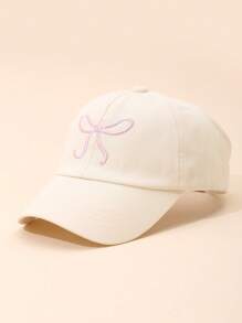 Bow Decor Girls' UV Ion Sun Hat, Kids Fashion Visor Cap, Half-Brim Princess Summer Sun Hat - Multicolor - View 7