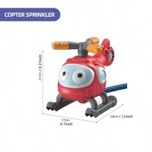 HUANG ER Kids Sprinkler Fire Hydrant, Attach Water Sprinkler For Kids To Garden Hose For Backyard Fun, Splash All Summer Long,Back To School, Outdoor Toys, Toys For Girls And Boys,Birthday Gift,Sprinkler,Bath Toys,Water Sprinkler - Multicolor - View 15