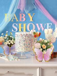 6pcs 3D Butterfly Paper Gift Boxes, Flower Decorated Packaging Box For Birthday, Wedding Or Party - Multicolor - View 4