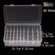 42/24 Slots Sewing Thread Storage Box For Small Spools Of Thread, Sewing Storage, Organizer Container Storage Box