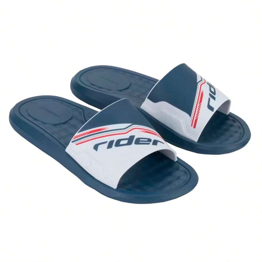 Men Flip Flops & Slides - Blue - View 1