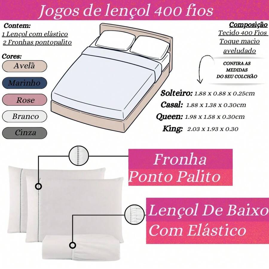 Sheet Sets With Pillowcases - 白色 - 查看 1