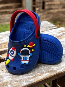 Kids Flat Sandals - 寶藍色 - 查看 1