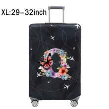Luggage Covers 18-32 Inches Protector Scratch-Resistant Travel Business Luggage Suitcase Washable Protective Cover Stretch Dust Covers Perfect Outdoor Holiday Accessories For Adventure Travel Accessories Luggage Supplies-Student Back To School Stuff Dust Cover Valentines Travel Essentials Travel Must Haves Bag For School School Accessories - Black - View 105