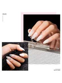 Gellen Conjunto de Gel Construtor de Unhas Gellen Builder 7 em 1, Gel Construtor Duro Rosa Gelatina Fortalecedor de Unhas, Gel de Extensão, Lâmpada de Unhas LED Curada, Gel Base de Cor, Cola de Unhas em Garrafa, Presente para Mulheres