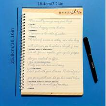 Cuaderno de práctica de caligrafía a mano para adultos y adolescentes - guía de mejora de la escritura caligráfica elegante con papel de alta calidad para principiantes, a partir de 14 años - Multicolor - Ver 3