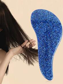 1 件装新款星空按摩梳，便携式防静电发梳，防缠结，按摩梳，适合家庭使用 - 彩色 - 查看 13