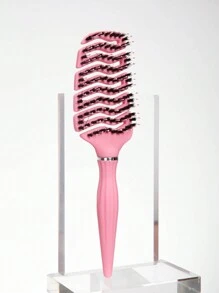 1入組梳子，解髮梳，彎曲透氣的髮刷，適用於女性男性兒童，卷曲厚長短濕或乾髮，更快速的吹乾髮型 - 彩色 - 查看 10