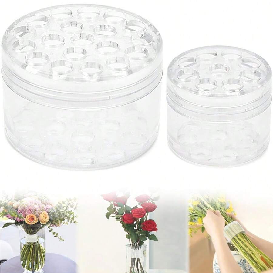 Spiral Ikebana Stem Holder Ring, Spiral Stem Holder For Vases, Spiral