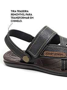 Kids Flat Sandals - 黑色 - 查看 2