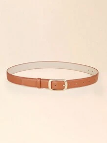 1 Máy Tính Plus Size Nữ Thời Trang Nâu/Đen/Màu Cà Phê Da PU Mềm Khóa Hợp Kim Thắt Lưng Hàng Ngày - Nhiều màu - Xem 28