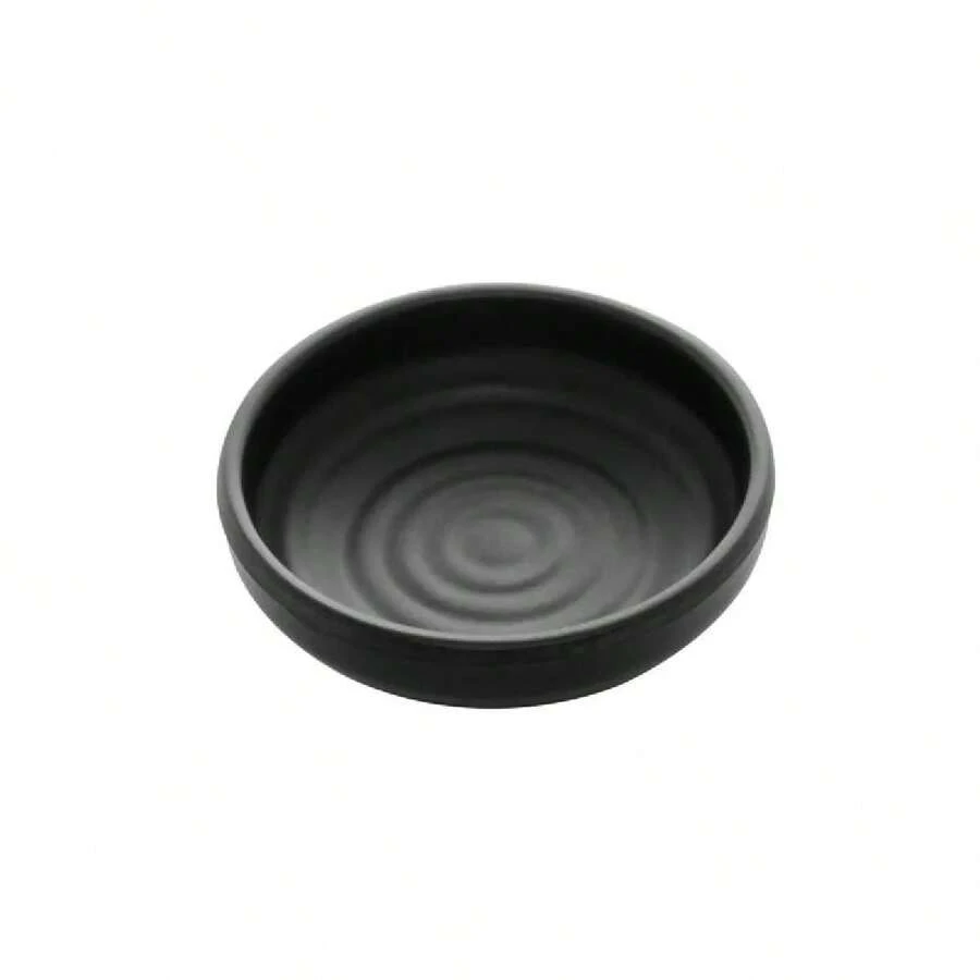 2 Saucepans Round Shoyu Shoyu Holder Melamine Tokyo Black 50ml - 黑色 - 查看 1